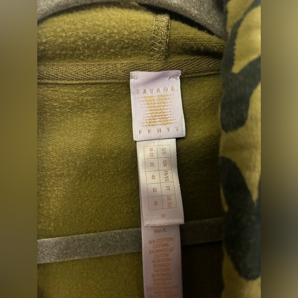 Savage X Fenty Forever Savage Jumpsuit Women’s 2X Green Hooded Pockets - Picture 4 of 7